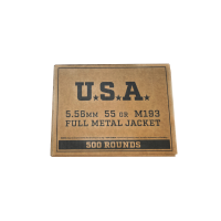 Winchester 5.56x45mm NATO Ammunition Service Grade 55 Grain M193 Full Metal Jacket Bulk Packed