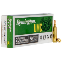 Remington UMC 223 Remington 50 Grain Jacketed Hollow Point
