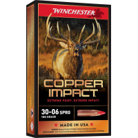 Winchester 30-06 Springfield 180 Grain Copper Extreme Point Lead Free