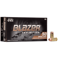 CCI Blazer Brass 40 S&W 180 Grain Full Metal Jacket
