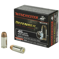 Winchester Defender Supreme Elite 45ACP 230 Grain Bonded Jacketed Hollow point