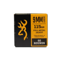 Browning 9mm Performance Target 115 Grain Full Metal Jacket Ammunition