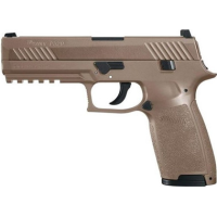 Sig Sauer P320 CO2 Powered Air Pistol w/ .177 Caliber 30 Pellet Rounds - Coyote