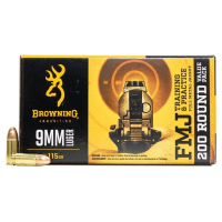 Browning 9mm Luger 115 Grain Full Metal Jacket