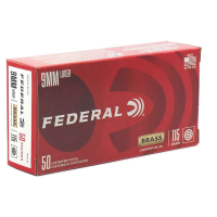 Federal Champion 9MM 115Gr Full Metal Jacket Ammunition - WM5199
