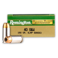 Remington Golden Saber 40 S&W 180 GRAIN Bonded Jacket Hollow Point Ammunition