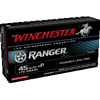 Winchester Ranger 45 ACP AUTO Ammo 175 Grain +P Frangible SF Lead Free