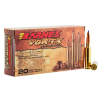 Barnes Bullets VOR- TX 120 Grain - Tipped TSX Boat Tail 6.5 Creedmoor Ammunition - 30815