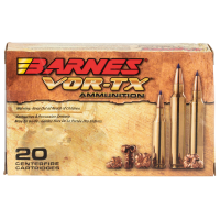 Barnes Bullets VOR-TX Rifle 30-06 Springfield 180 Grain Tipped TTSX Boat Tail Ammunition - 21533