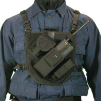 Blackhawk Patrol Radio Chest Harness, Black - 37PRH1BK