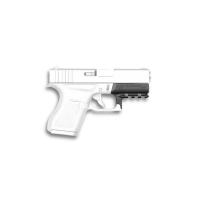 Recover Tactical Grx Compact Picatinny Rail For Glock, S&W Shield, Sig Sauer P365