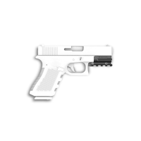 Recover Tactical Grx Compact Picatinny Rail For Glock, S&W Shield, Sig Sauer P365