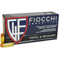 Fiocchi 10mm Auto 180 gr FMJ Truncated Cone Range Dynamics