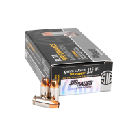 Sig Sauer Elite Performance 9mm Luger 115gr V-Crown Jacketed Hollow Point