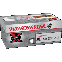 Winchester 12 Gauge Super-X Turkey X12MT4 2-3/4" 1-1/2oz #4 Copper Shot 1260fps - X12MT4