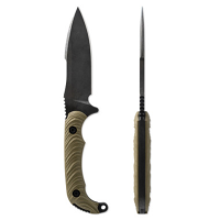 Toor Knives Apnea Fixed Blade Mid-Length Tactical knife, Spitfire Green