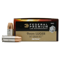 Federal Premium 9mm Luger 147 Grain HST Jacketed Hollow Point