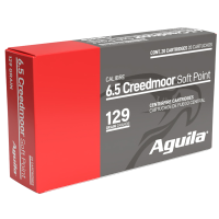 Aguila 6.5 Creedmoor 129 Grain InterLock Boat Tail Soft Point