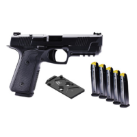 Daniel Defense H9 Pistol, 4.28" Barrel, (5) 15rd Magazines, RDS Optic Plate