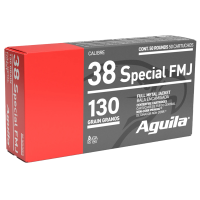 Aguila Target & Range 38 Special 130 Grain Full Metal Jacket