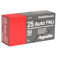 Aguila Target & Range Handgun 25 ACP 50 Grain Full Metal Jacket