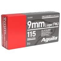 Aguila Target & Range 9mm Luger 115 Grain FMJ