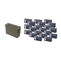 Pick Your 9mm 124 Grain Full Metal Jacket Ammunition 1000 Rounds + Military Ammo Can