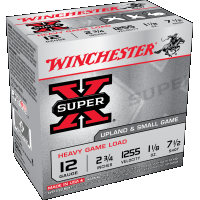 Winchester Ammo XU12H7 Super-X Heavy Game Load 12 Gauge 2.75" 1 1/8 oz 7.5 Shot