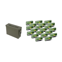 Pick Your 9mm 147 Grain Full Metal Jacket Ammunition 1000 Rounds + Military Ammo Can