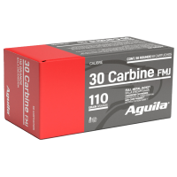 Aguila Target & Range 30 Carbine 110 Grain Full Metal Jacket