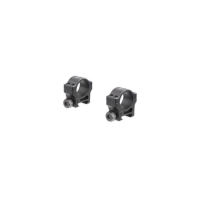 Trijicon AC22006 Scope Ring Set Picatinny Rail Extra High 1 Tube Black Hardcoat Anodized Aluminum
