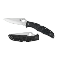 Spyderco C10PBK Endura 4 VG10 SS Lightweight 3.80 Folding - Drop Point Plain