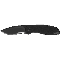 Kershaw 1670BLKST Blur 3.40 Folding - Drop Point Recurve Part Serrated