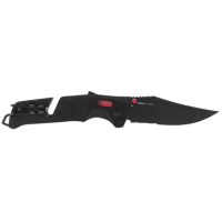 S.O.G SOG11120241 Trident AT TiNi Cryo D2 Steel 3.70 Folding - Clip Point Part Serrated