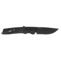 S.O.G SOG11180241 Flash AT TiNi Cryo D2 Steel 3.45 Folding - Straight Back Part Serrated