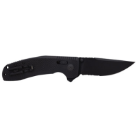 S.O.G SOG12380341 SOGTAC XR TiNi Cryo D2 Steel 3.39 Folding - Clip Point Part Serrated