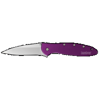Kershaw 1660PUR Leek 3 Folding - Drop Point Plain