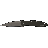 Kershaw 1660SWBLK Leek 3 Folding - Drop Point Plain