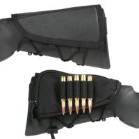 Blackhawk Buttstock Ammo Cheek Rifle Pad, Holds 5 Rounds - 90CP02BK