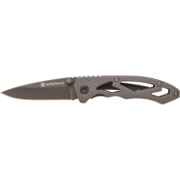 Smith & Wesson Tactical Frame Lock Drop Point Folding Knife Blade, Gray
