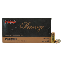 PMC Bronze 9mm Luger 115 Grain Jacketed Hollow Point