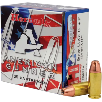 Hornady American Gunner 9mm +P 124 Grain XTP Hollow Point