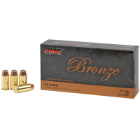 PMC Bronze 45 ACP 185 Grain Jacketed Hollow Point