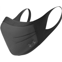 Under Armour UA Sportsmask Adult Facemask Face Cover, Black/Charcoal - 1368010