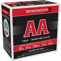 Winchester AA Super Handicap Heavy Target 12 Gauge 2.75" 1 1/8 oz 8 Shot