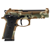 Beretta 92XI Combat 9mm, 4.7" Barrel, 18+1, Multicam Camo, Rail, Ambi