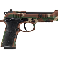 Beretta 92XI Combat 9mm, 4.7" Barrel, 10+1, BDU Camo, Rail, Ambidextrous