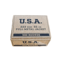 Winchester USA 223 Remington 55 Grain Full Metal Jacket - Bulk Packaging