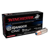 Winchester Ranger 9mm Luger 147 Grain Blue Tip Bonded Jacketed Hollow Point