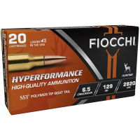 Fiocchi Hyperformance 6.5 Creedmoor 129 Grain Super Shock Tip